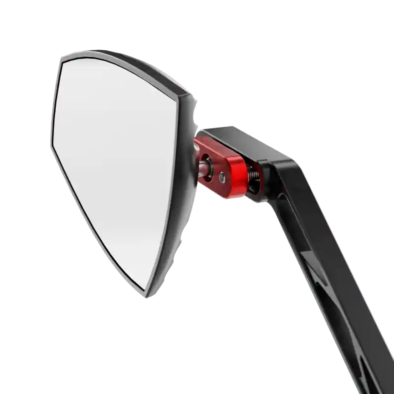 HIGHSIDER WAVE Alu Spiegel, in Chrome oder Schwarz mit Versteller in verschiedenen Farben, Paar Billig