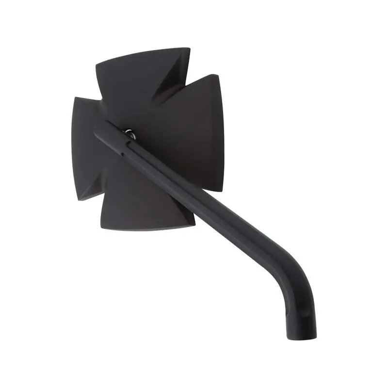 Abverkauf HIGHSIDER Spiegel IRON CROSS, Alu, schwarz, für HD-Modelle., E-geprüft, Paar