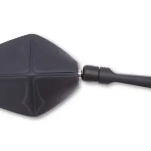 HIGHSIDER Universalspiegel ORLANDO, schwarz,für linke und rechte Seite verwendbar, incl. einem extra Adapter M10x1.25 mm Linksgewinde, E-geprüft. Sichere Zahlung