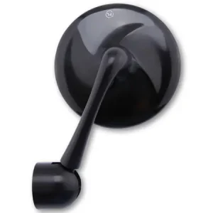 Günstig HIGHSIDER CLASSIC Lenkerendenspiegel, Aluminium, mit Adapterset für Lenkrohr-Innendurchmesser von 12 mm bis 22 mm, schwarz perlgestrahlt, E-geprüft