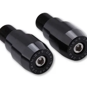 Jetzt Kaufen HIGHSIDER Lenkergewichte für 1 Zoll Lenkerendenspiegel, Alu, schwarz eloxiert, für div. YAMAHA Originallenker, M16x1.5, 1 Paar