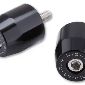 Rabatt HIGHSIDER Lenkergewichte für 1 Zoll Lenkerendenspiegel, Alu, schwarz eloxiert, für div. SUZUKI Originallenker, M6, 1 Set