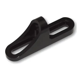 HIGHSIDER Universal-Adapter, 76mm lang, Schraublochabstand 21-58mm, für Verkleidungsspiegel - siehe Beschreibung, schwarz eloxiert, Set Preiswert