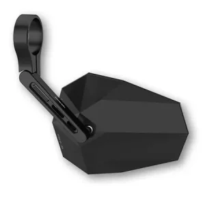 Preisknaller HIGHSIDER STEALTH-X5 Lenkerendenspiegel, kurz, schwarz, für 1 Zoll und 7/8 Zoll Lenker, E-geprüft