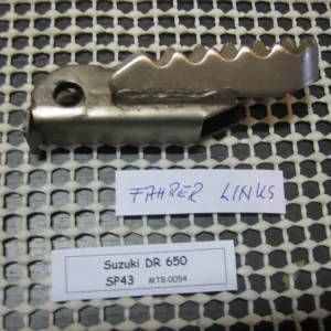 Mega-Angebot Suzuki DR 650 SP43B Fußraste Fahrer links silber