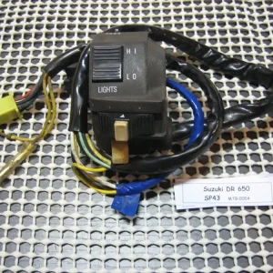Neu Suzuki DR 650 SP43B Lenkerarmatur links Beschriftung Hi/Lo