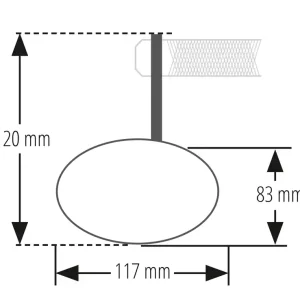 Heißes Angebot HIGHSIDER VICTORY-BLAST Lenkerendenspiegel, lang, Oberfläche fein perlgestrahlt in schwarz seidenmatt, für 1 und 7/8 Zoll Lenker. Für linke und rechte Seite verwendbar, E-geprüft, Stück.