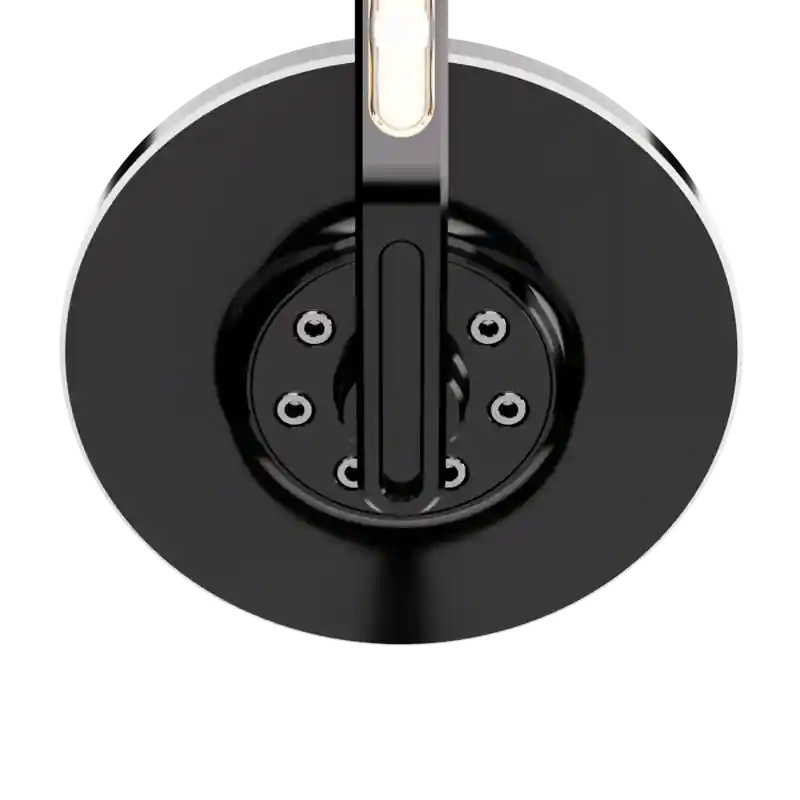 Nur Für Kurze Zeit HIGHSIDER CONERO Lenkerendenspiegelmit LED Blinker, schwarz eloxiert, E-geprüft