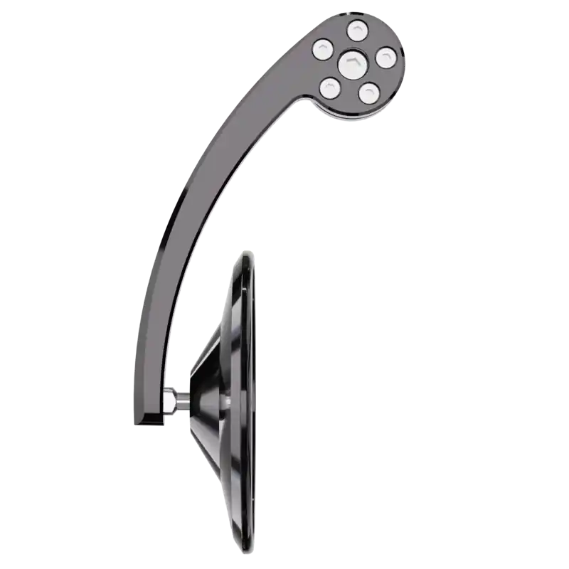 Finale Aktion HIGHSIDER MONTANA EVO Lenkerendenspiegel, mit Adapterset für Lenkrohr-Innendurchmesser von 12 mm bis 22 mm, E-geprüft