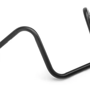 Nur Heute Highway Hawk Lenker "Bad Ape 30" 700 mm breit 300 mm hoch für "1" (25,4 mm) Klemmung mit 3 Loch Bohrung schwarz matt TÜV