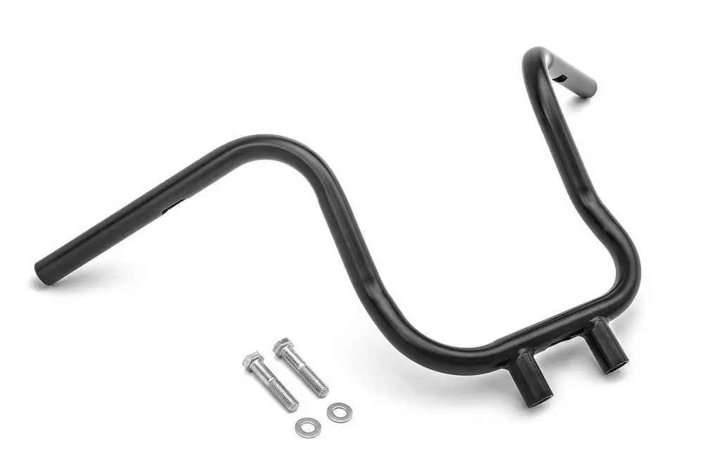 Nur Für Kurze Zeit Highway Hawk Lenker "Cube" 680mm breit 295 mm hoch für "1" (25,4 mm) Klemmung mit 3 Loch Bohrung schwarz matt TÜV