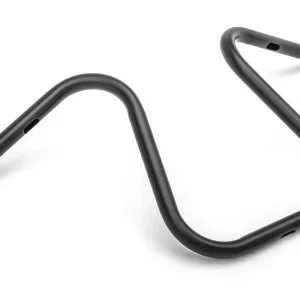 Schneller Versand Highway Hawk Lenker "Anfora 40" 740 mm breit 370 mm hoch für "1" (25,4 mm) Klemmung mit 3 Loch Bohrung schwarz matt TÜV