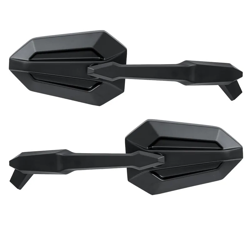 Highway Hawk Spiegel Set "New Way Tec" mit "E-Mark" universell für alle Japanischen und Amerikanischen Motorräder schwarz (2 Stück) Preiswert