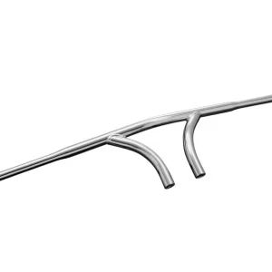 Neue Ware Highway Hawk Lenker "V-Bar Extreme" 1020 mm breit 210 mm hoch für Harley Davidson Modelle mit 89 mm Klemmbreite mit 3 Loch Bohrung chrom TÜV