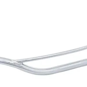 Highway Hawk Lenker "Venice Beachbar" 940 mm breit 80 mm hoch für "1" (25,4 mm) Klemmung mit Verjüngung nach "7/8"" (22 mm) im Griffbereich chrom TÜV Neu