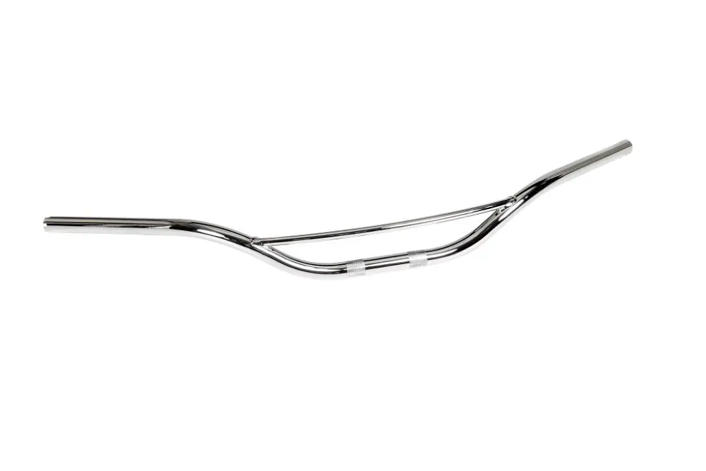 Highlight Highway Hawk Lenker "Venice Beachbar" 940 mm breit 80 mm hoch für "1" (25,4 mm) Klemmung mit 3 Loch Bohrung chrom TÜV