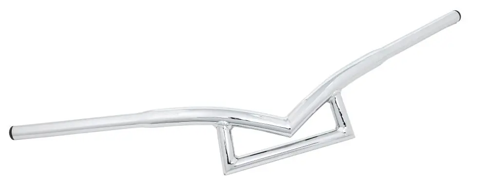 Highway Hawk Lenker "Poseidon" 900 mm breit 120 mm hoch für "1" (25,4 mm) Klemmung mit 3 Loch Bohrung chrom TÜV Markenprodukt