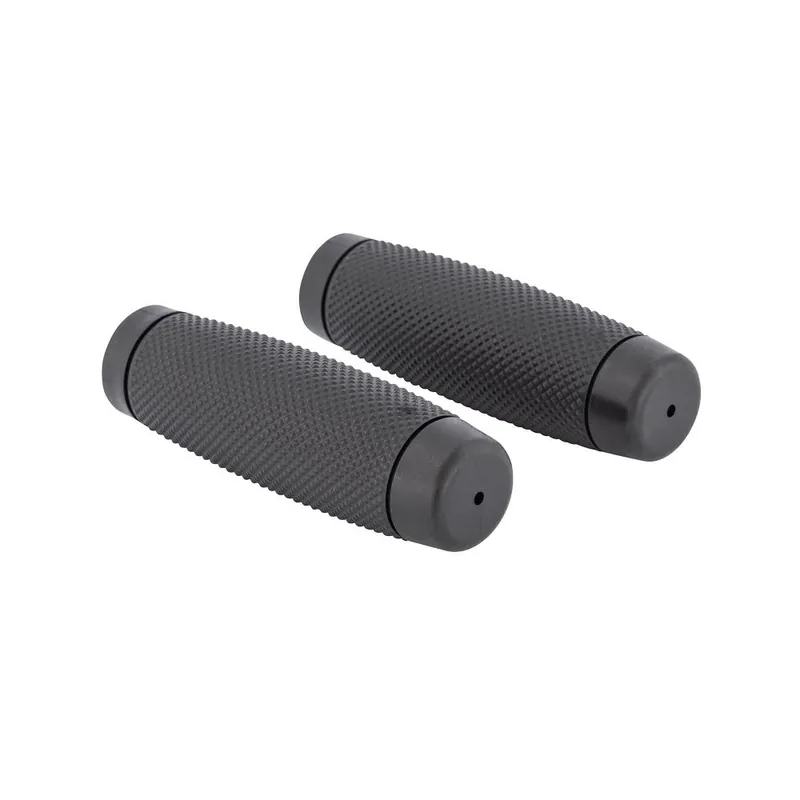 Highway Hawk Griffbezüge Lenkergriffe "Diamond Black" für 1" (25,40 mm) Lenker ohne Gaszugaufnahme - ohne herausnehmbaren Endkappen Sonderaktion