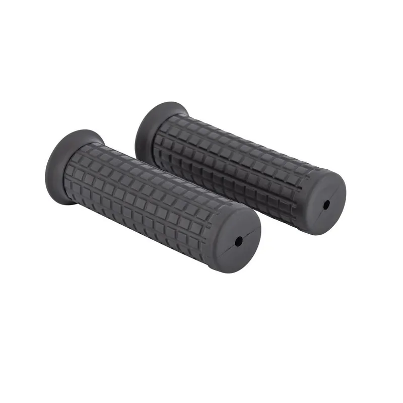 Highway Hawk Griffbezüge Lenkergriffe "Tuck N Roll Black" für 1" (25,40 mm) Lenker ohne Gaszugaufnahme - ohne herausnehmbaren Endkappen Top-Seller