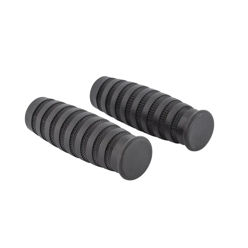 Jetzt Bestellen Highway Hawk Griffbezüge Lenkergriffe "Street Black" für 7/8" (22 mm) Lenker ohne Gaszugaufnahme - ohne herausnehmbaren Endkappen