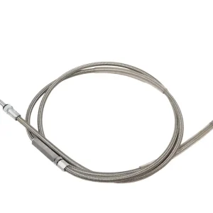 Highlight Highway Hawk Stahlflex Kupplungszug 190 cm Harley Davidson Dyna und Softail Modelle 2000 bis 2015