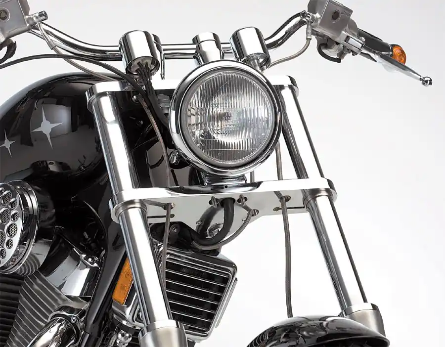 Letzte Chance Gabelbrückensatz 5° 290 mm breit für Suzuki VS 1400 Intruder mit TÜV