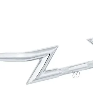 Bestseller Highway Hawk Lenker "Z-Bar Fat" 870 mm breit 90 mm hoch für "1" (25,4 mm) Klemmung mit 3 Loch Bohrung chrom TÜV