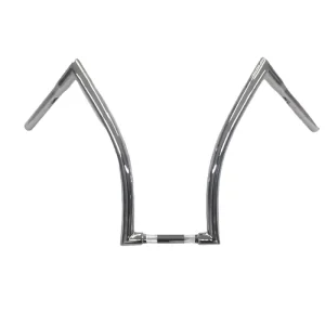 Highway Hawk Lenker "Bad Ape" 800 mm breit 440 mm hoch für "1" (25,4 mm) Klemmung mit 3 Loch Bohrung chrom TÜV Wochenendangebot