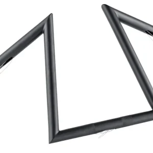 Highway Hawk Lenker "Z-Bar Extreme" 630 mm breit 300 mm hoch für "1" (25,4 mm) Klemmung mit 3 Loch Bohrung schwarz matt TÜV Mega-Angebot