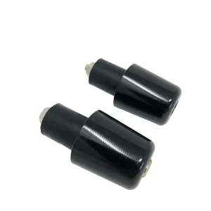 Versand Am Gleichen Tag Highway Hawk Lenker Endkappen für 25,40 mm (1'') Lenker in schwarz matt (2 Stück)