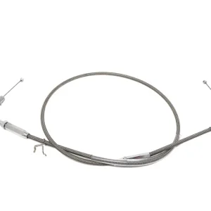 Neuheit Stahlflex Gaszug B "Schließer" + 15 cm Kawasaki VN 1500 Classic