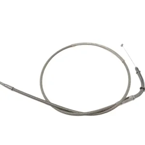 Highway Hawk Stahlflex Gaszug A "Öffner" + 40 cm Yamaha XVS 950 A Midnight Star Neue Kollektion