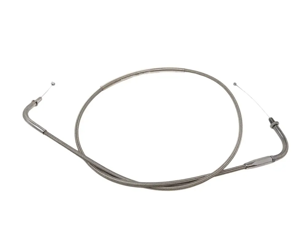 Top-Angebot Highway Hawk Stahlflex Gaszug B "Schließer" + 15 cm Kawasaki VN 900 Classic