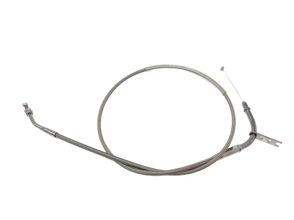 Highway Hawk Stahlflex Gaszug A "Öffner" + 15 cm Yamaha XVS 950 A Midnight Star - + 30 cm Yamaha XV 950 Sonderangebot