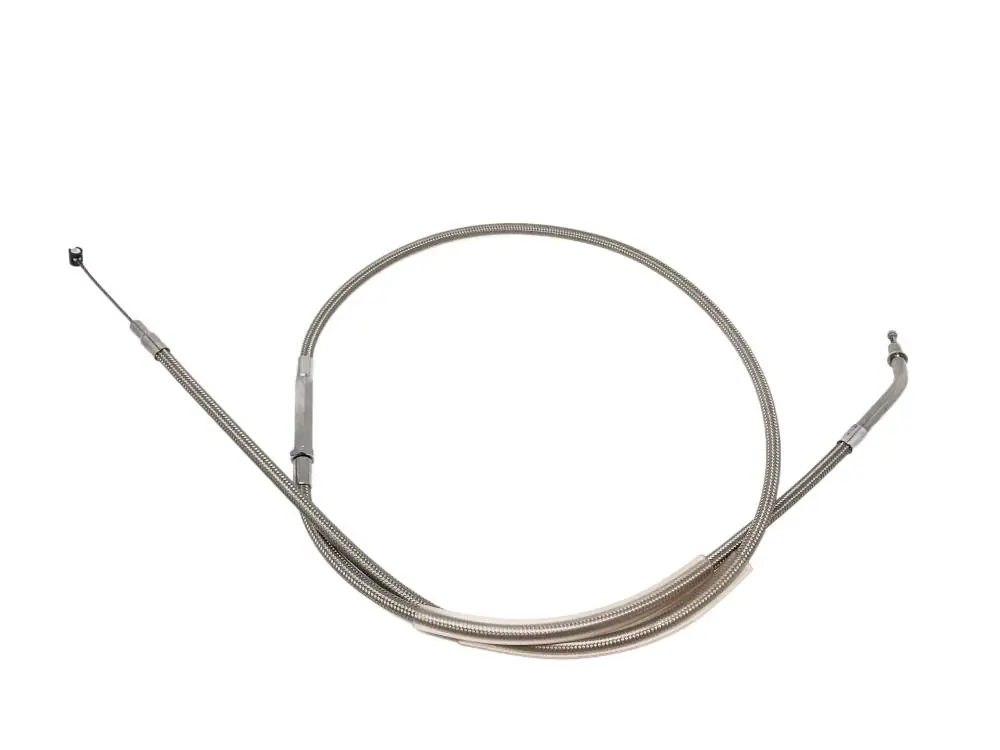 Highway Hawk Stahlflex Kupplungszug + 15 cm Yamaha XV 1600 Wild Star Günstig