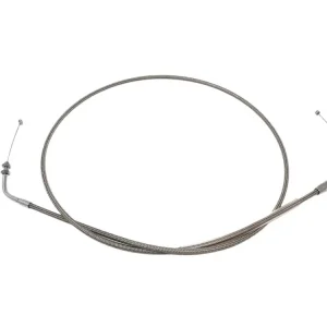 Expressversand Highway Hawk Stahlflex Gaszug A "Öffner" + 15 cm Yamaha XVS 1300 A Midnight Star