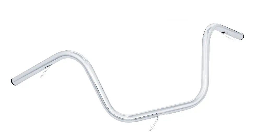 Super-Preis Highway Hawk Lenker "Street Low" 820 mm breit 250 mm hoch für "1" (25,4 mm) Klemmung mit 3 Loch Bohrung chrom TÜV