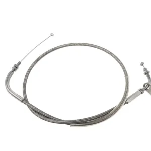 Highway Hawk Stahlflex Gaszug A "Öffner" + 15 cm Yamaha XVS 650 Drag Star - Classic Günstig