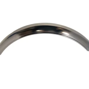 Neu Im Sortiment Motorrad Schutzblech universal für 16 Zoll Felgen Länge ca. 9,7cm Alu-poliert - 1 Stück