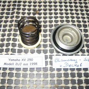Schnäppchen Yamaha XV 250 2UJ Motor Ölansaugsieb und Deckel