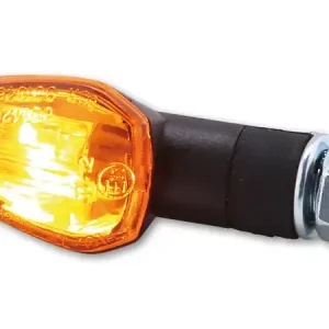 HIGHSIDER smart Peak Glühlampen Blinker Gehäuse Schwarz / Linse Orange (Paar), Vorn & Hinten Direkt Vom Hersteller
