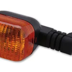HIGHSIDER smart Duc-Style Glühlampen Blinker Gehäuse Schwarz / Linse Orange (Stück), Vorn Rechts & Hinten Links Top-Preis