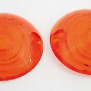 Kostenloser Rückversand HIGHSIDER smart Blinkergläser orange für Ochsenaugenblinker, gelb (Paar)