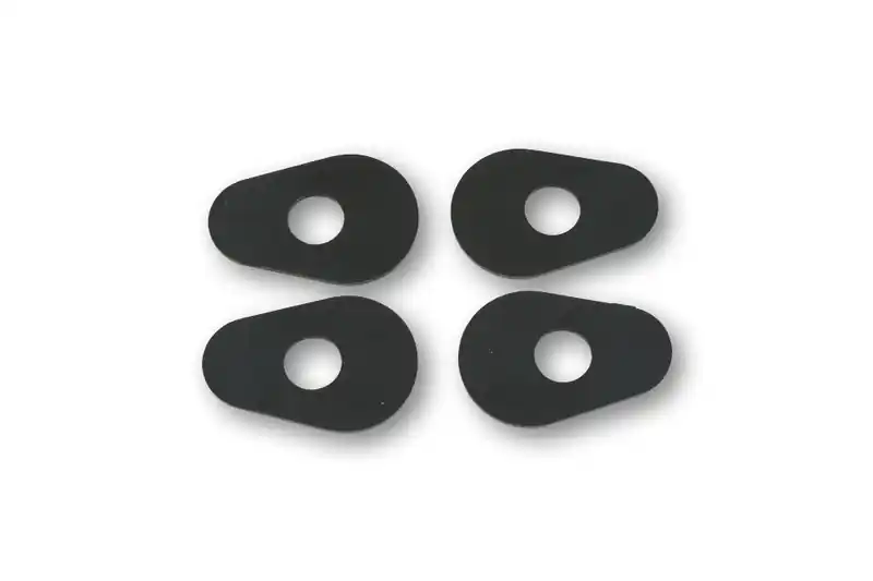 Kostenloser Rückversand HIGHSIDER smart Montageplatten Indy Spacer Schwarz Für diverse Yamaha