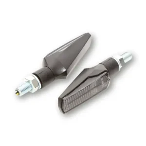 HIGHSIDER smart Fineline LED 3in1 Blinker-Rücklicht-Kombination Gehäuse Schwarz / Linse Rauchgrau (Paar), Hinten Echt