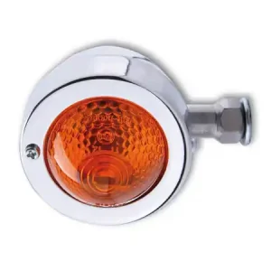 Nur Heute HIGHSIDER smart Bullet Pike Glühlampen Blinker Gehäuse Chrom / Linse Orange (Stück), Vorn & Hinten