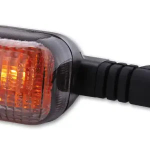 Heißes Angebot HIGHSIDER smart Duc-Style Glühlampen Blinker Gehäuse Schwarz / Linse Rauchgrau (Stück), Vorn Rechts & Hinten Links