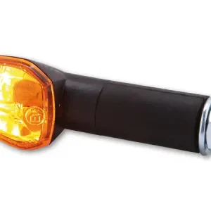 HIGHSIDER smart Peak Glühlampen Blinker Gehäuse Schwarz / Linse Orange (Paar), Vorn & Hinten Finale Aktion