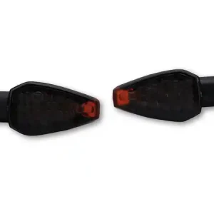 Garantierte Lieferung HIGHSIDER smart Peak LED Blinker Gehäuse Schwarz / Linse Rauchgrau (Paar), Vorn & Hinten