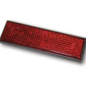 Schneller Versand HIGHSIDER smart Rückstrahler Rot Rechteckig Mit 2 X M4 Gewindebolzen (1Stck)